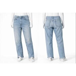 Abercrombie & Fitch Ultra High Rise Ankle Straight Jeans  Size 27 (4S)Light Wash